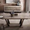 ArredoAmbra Dining Set by Arredoclassic - Rectangular Table w/2 Ext