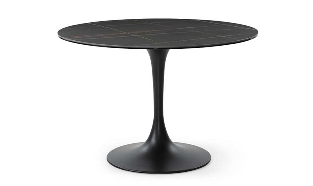 9088 ceramic dining modern table. front 1