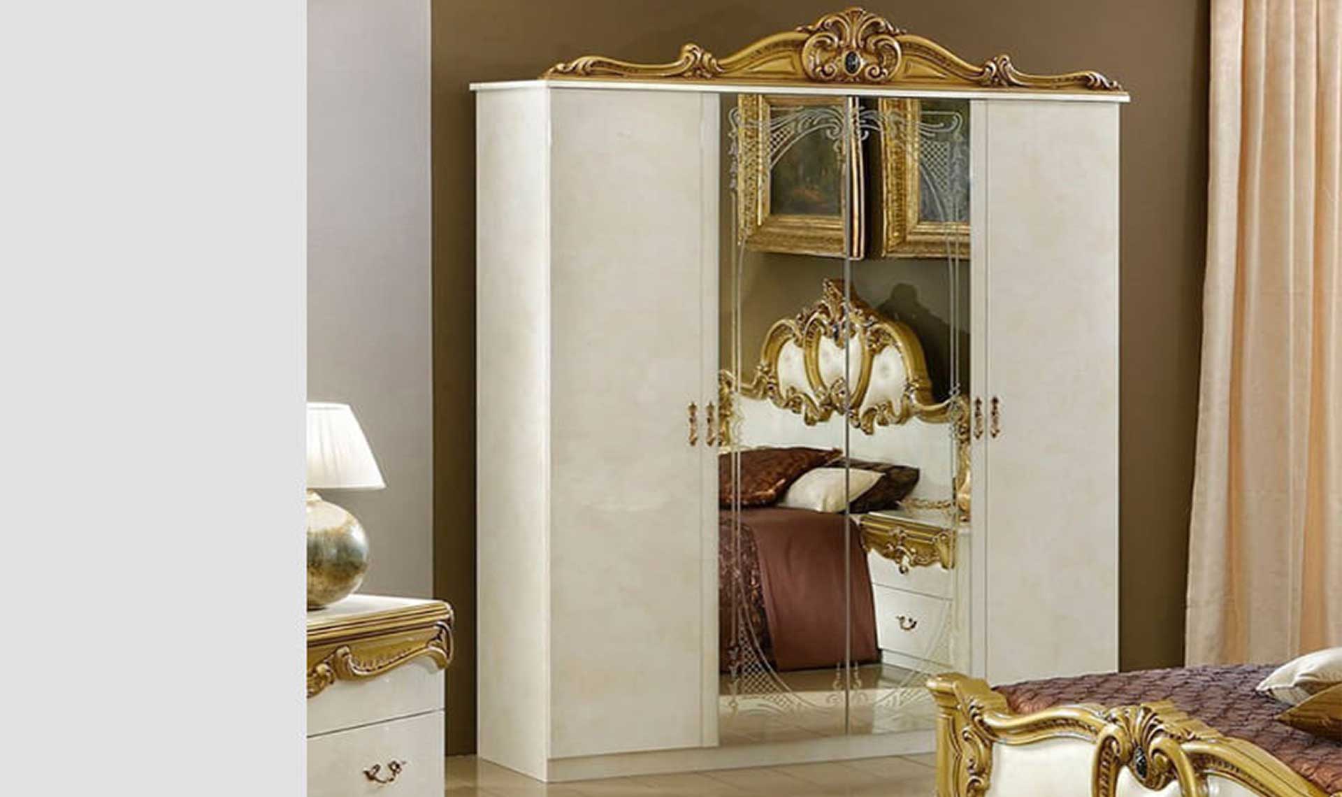 barocco traditional italian bedroom set full 3