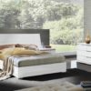 Asti Italian White Bed