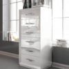 carmen white chest of drawers