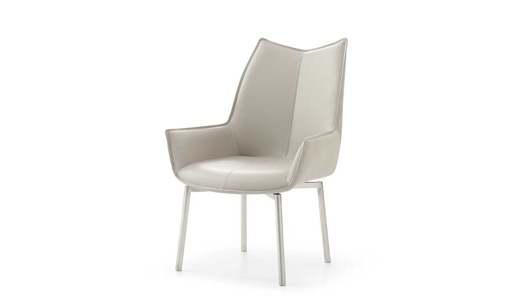 1218 dining chair grey front 1