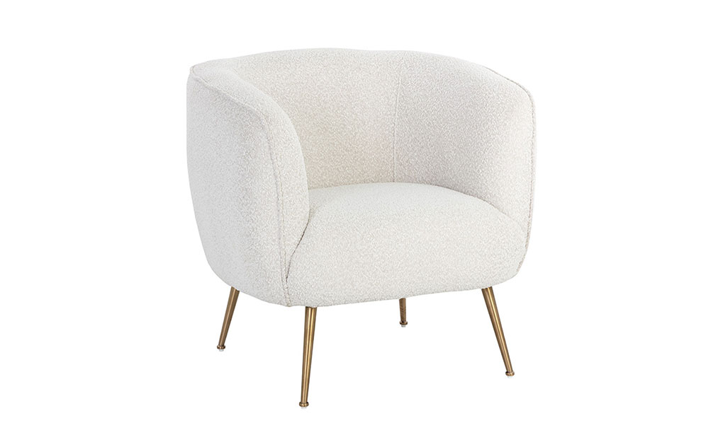 amara lounge chair copenhagen white front 1