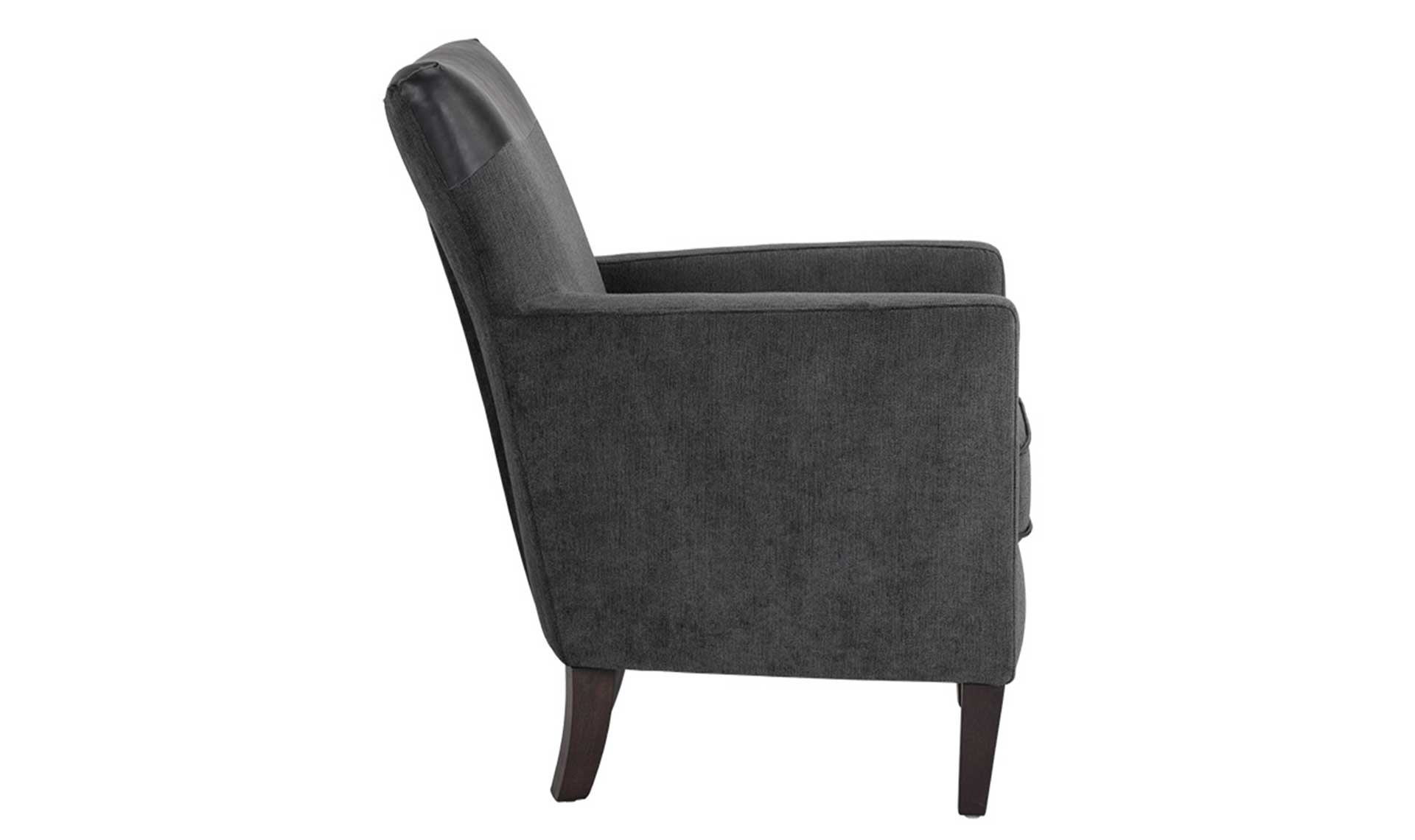 aston lounge chair polo club kohl grey coal black full 3