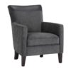aston lounge chair polo club kohl grey coal black