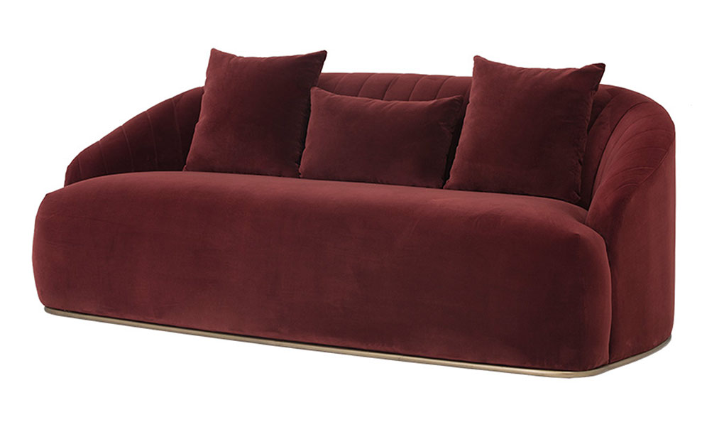astrid sofa merlot front 1