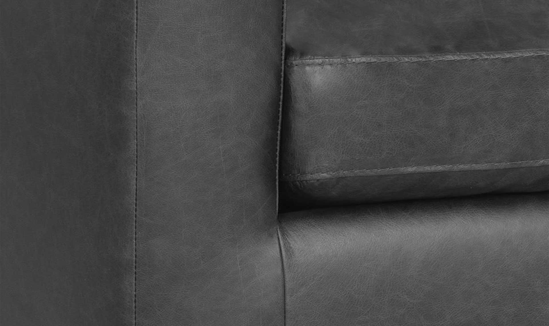 baylor sofa marseille black leather full 3
