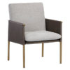 bellevue lounge chair belfast heather grey bravo ash front 1