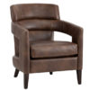 bradley armchair vintage black front 1
