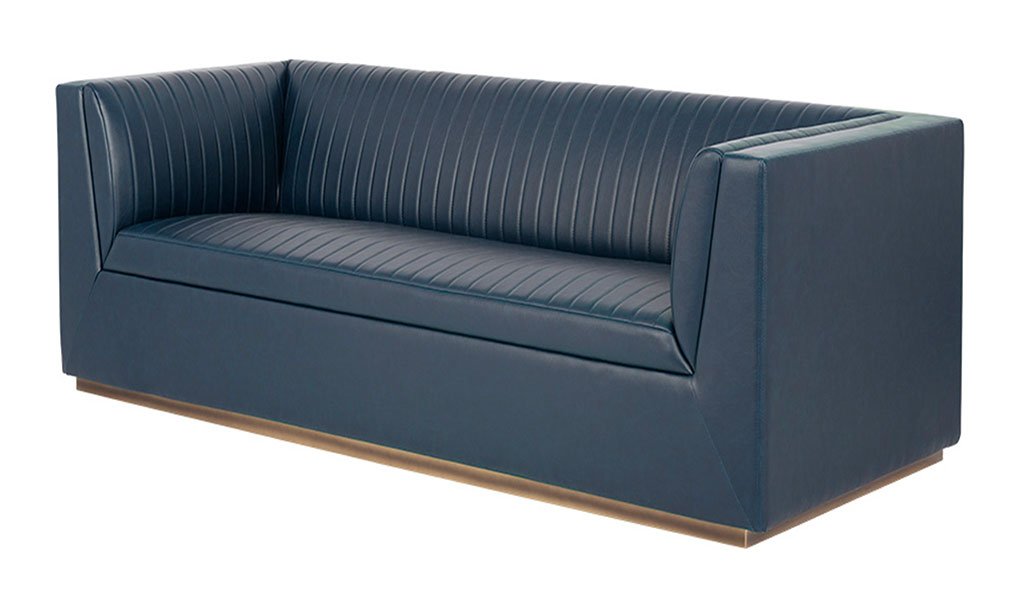 bradley sofa vintage blue front 1