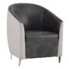 bronte lounge chair piccolo dove overcast grey front 1