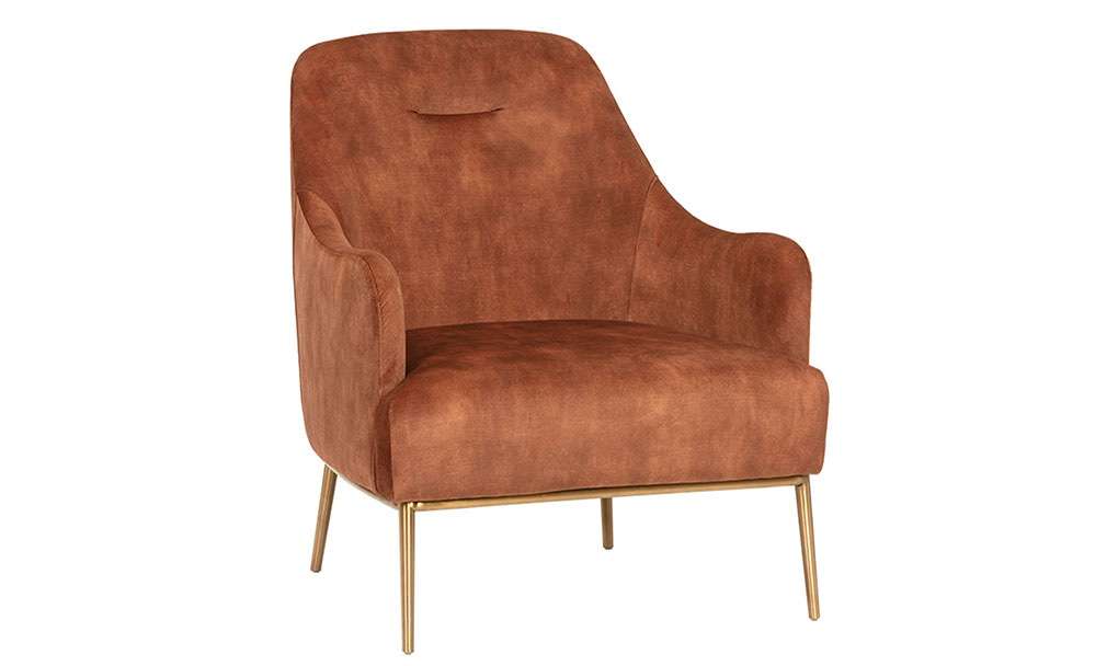 cameron lounge chair nono rust front 1