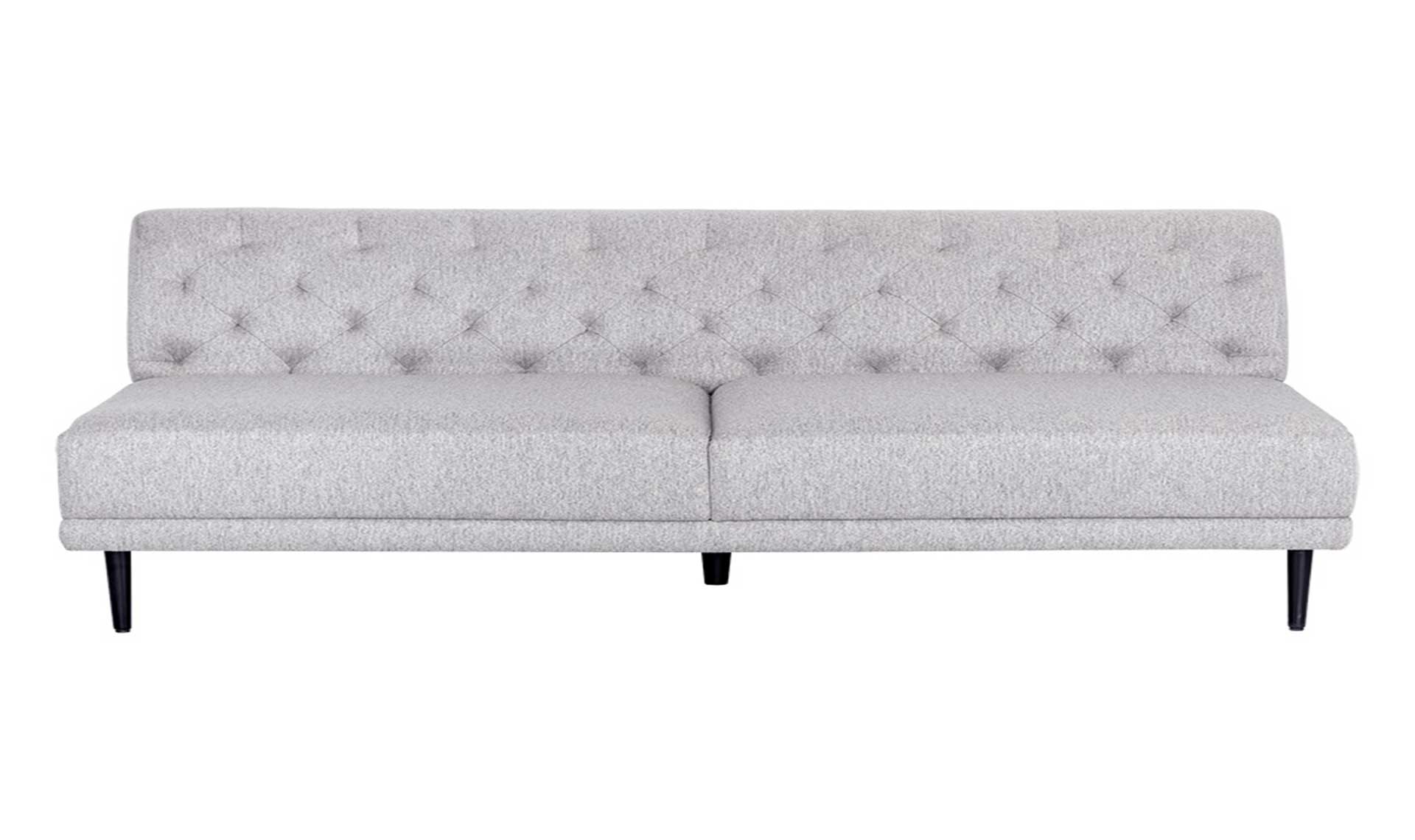 delmar armless sofa trounce aluminum full 2