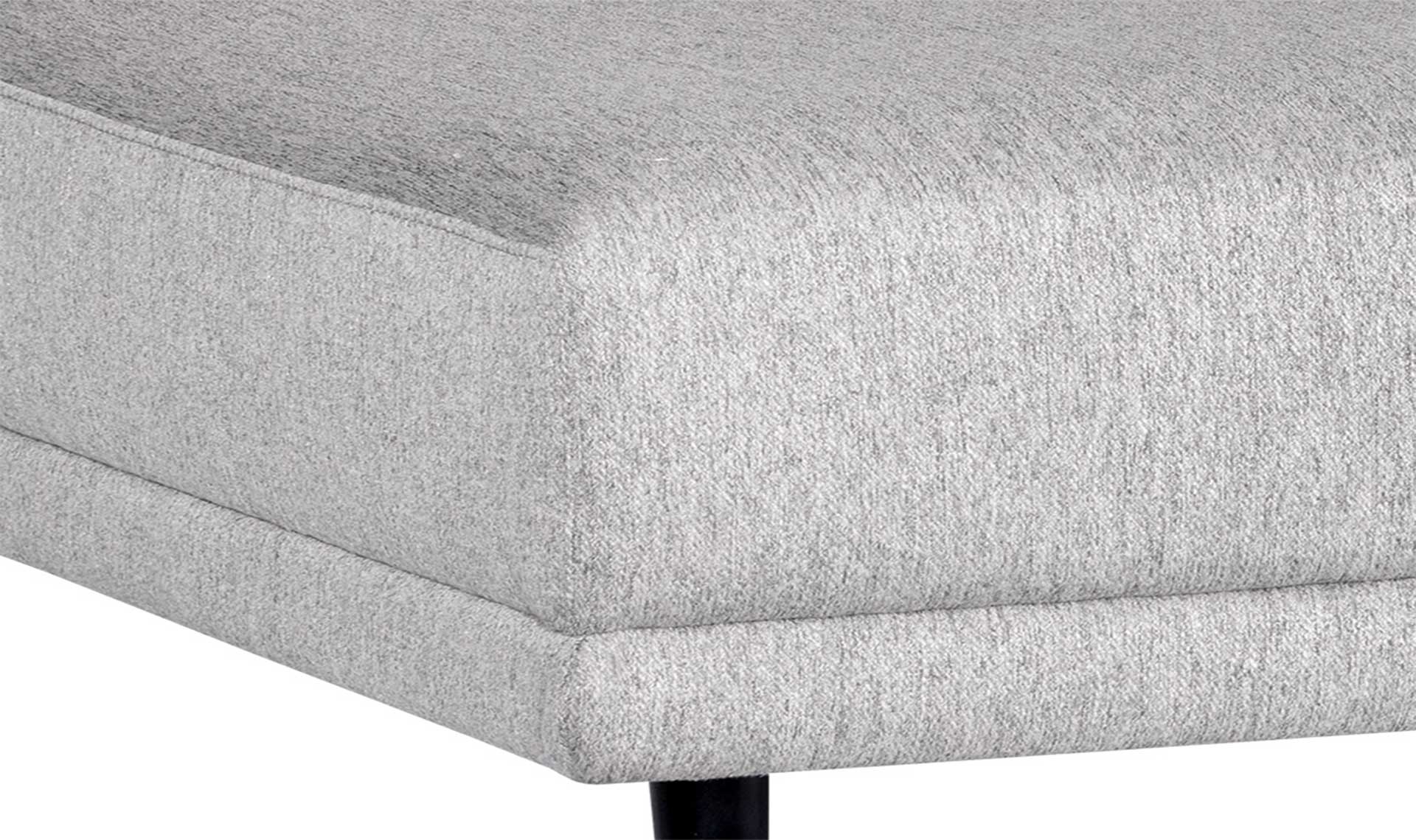delmar armless sofa trounce aluminum full 4