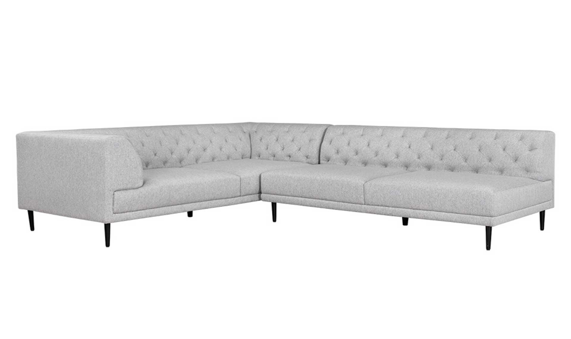 delmar armless sofa trounce aluminum full 6