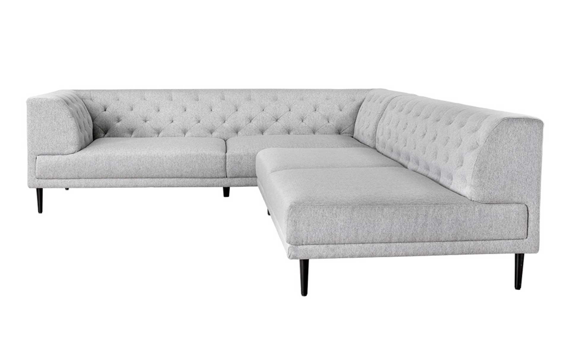 delmar armless sofa trounce aluminum full 7