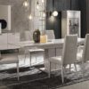 italian pearl line eco veneer high glossy claire dining set front 1
