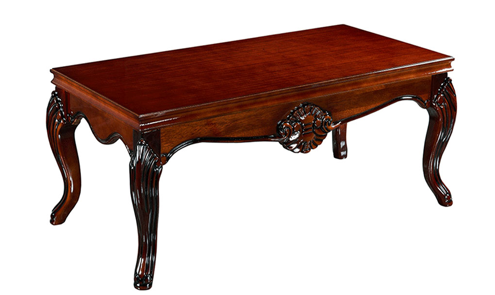 wooden coffee table front 1