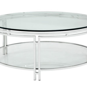 andros coffee table stainless steel front 1