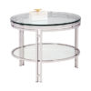 andros end table stainless steel front 1