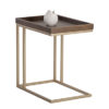 arden c shaped end table gold raw umber front 1
