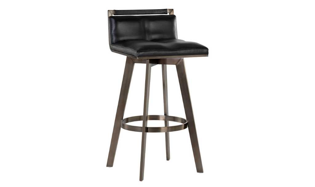 arizona swivel barstool castillo black