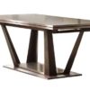 arredoambra rectangular table w 2 ext front 1