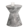 astley end table marble look grey front 1