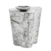 ava end table small marble look front 1