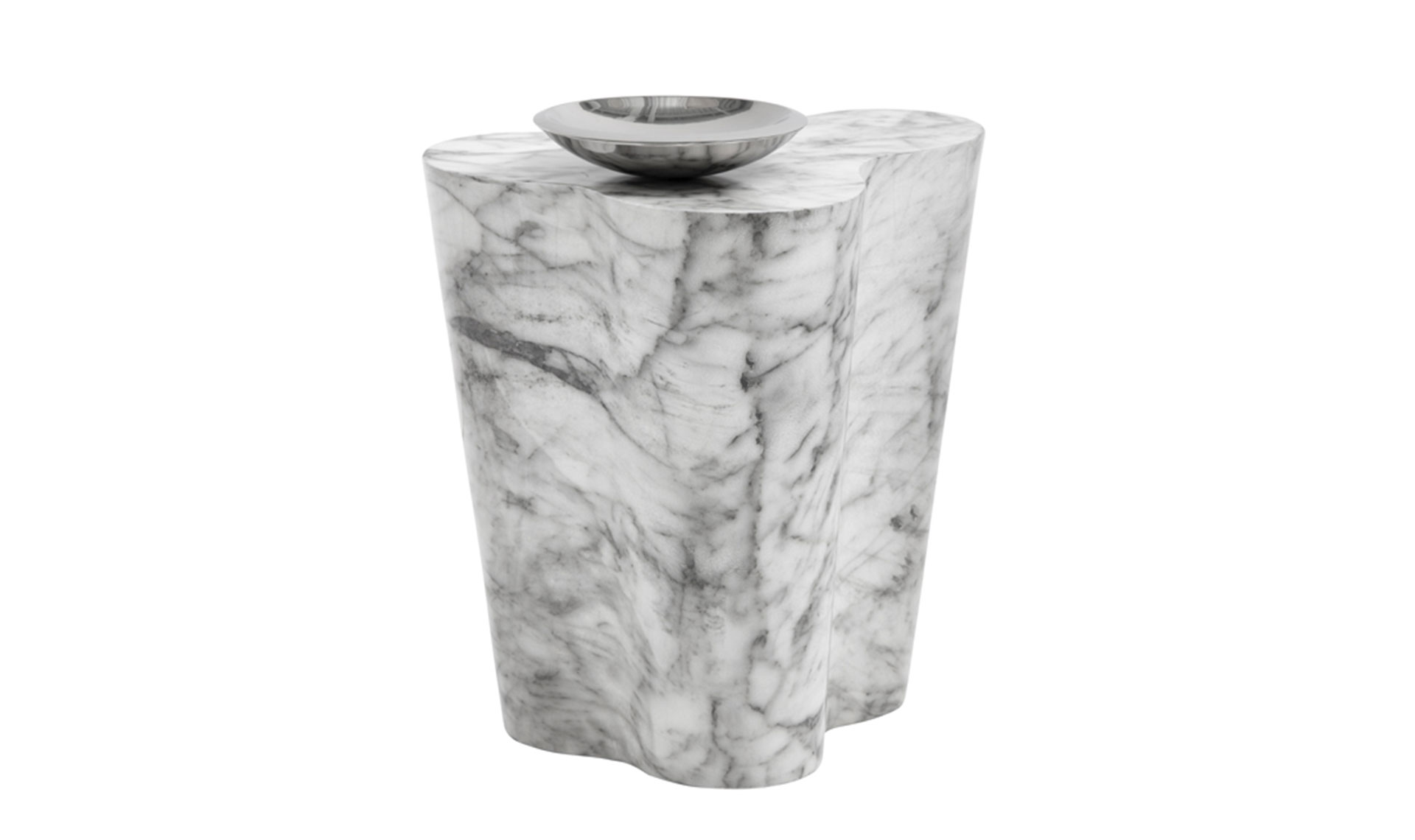ava end table small marble look full 1