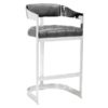 beaumont barstool stainless steel cantina magnetite front