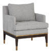 beckette lounge chair belfast heather grey front 1