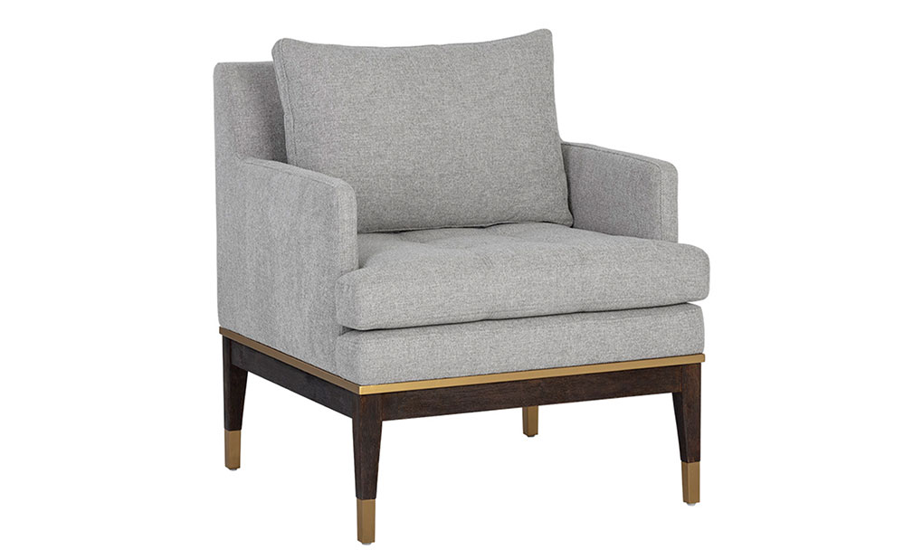 beckette lounge chair belfast heather grey front 1