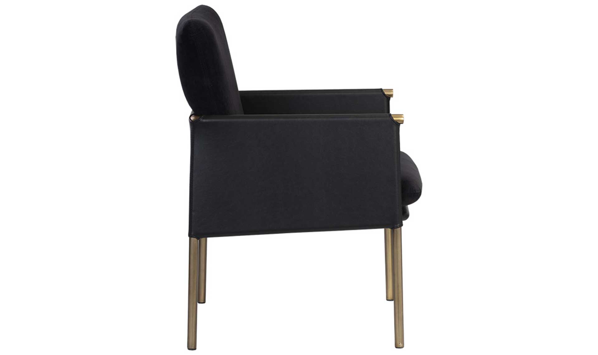bellevue lounge chair abbington black bravo black full 3