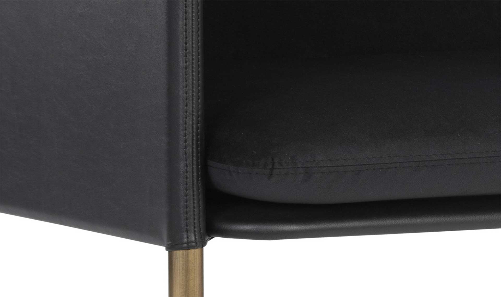 bellevue lounge chair abbington black bravo black full 6