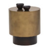 bernaby end table antique brass front 1