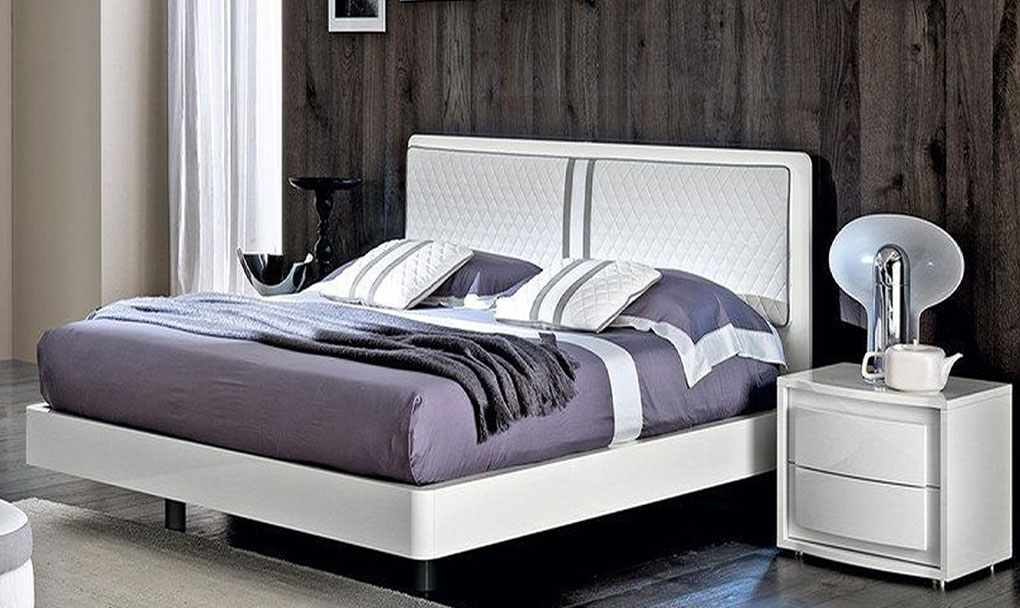 bianca italian bed white gloss front 1