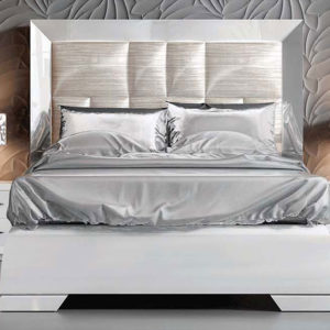carmen bed white high gloss front 1