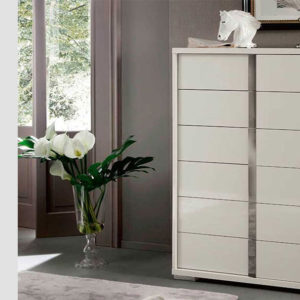 imperia italian chest of drawers white front 1