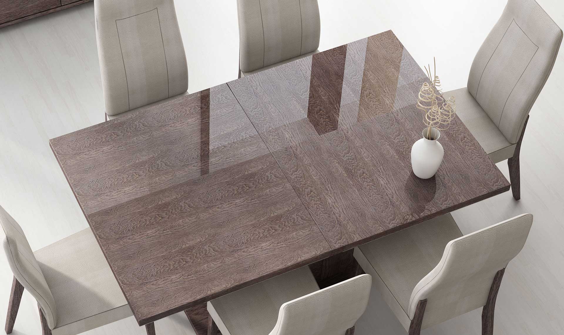 prestige dining table w 1 extension 17 4 full 4