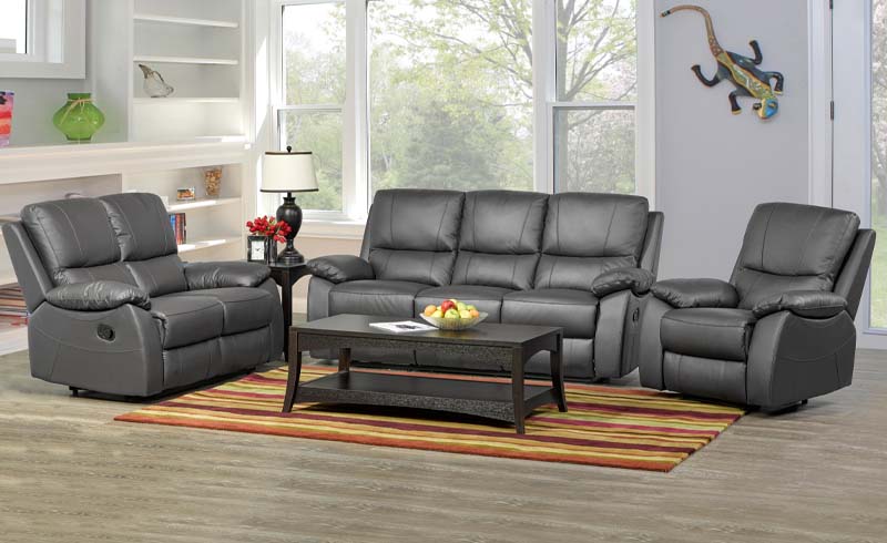 dark grey recliner sofa loveseat