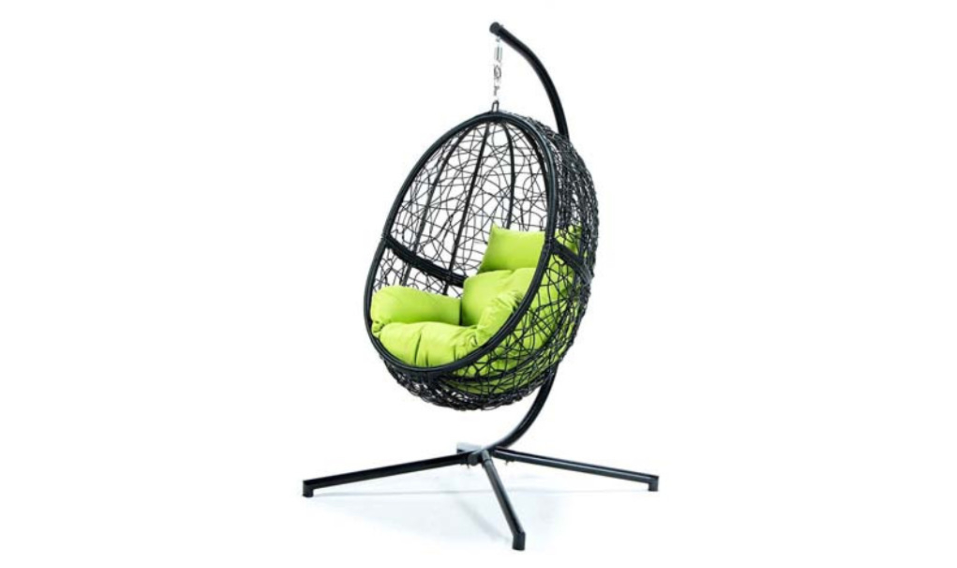patio swing chair green 1