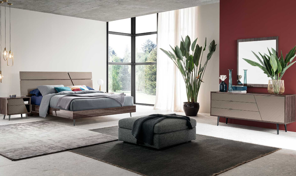 frida italian bedroom set–karydia high gloss front