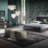 heritage italian bedroom set–dark velvet birch high gloss front