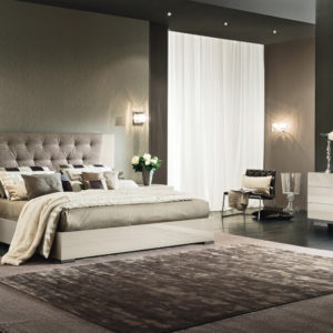 mont blanc italian bedroom set light koto high gloss front