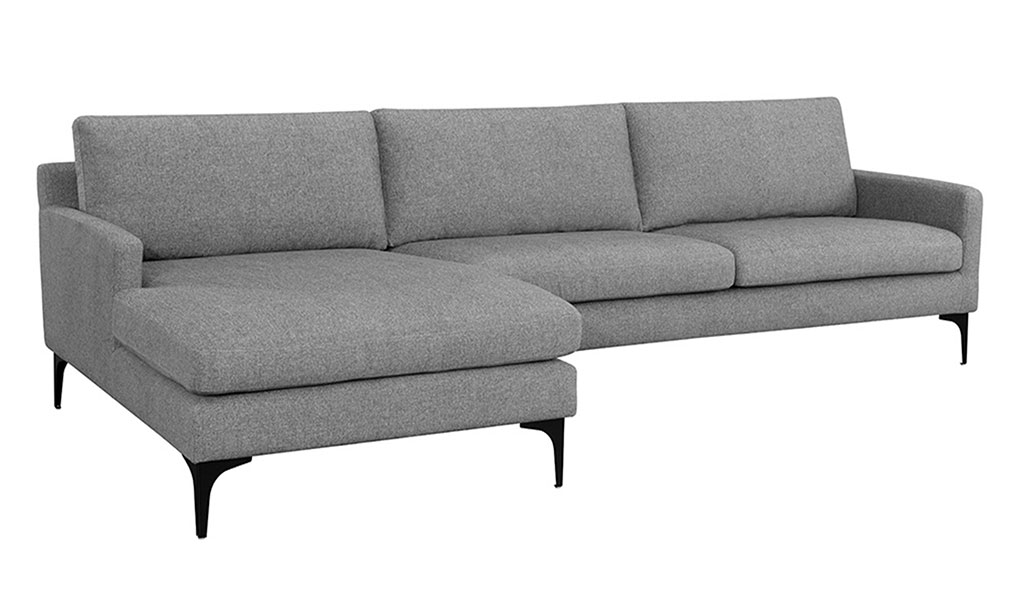 andie sofa chaise laf davis dark grey front 1