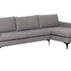 andie sofa chaise raf davis dark grey front 1