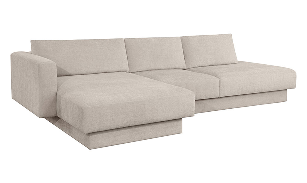 tecoma sofa chaise laf danny cream front 1