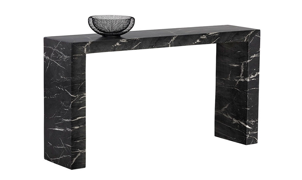 axle console table black front 1