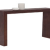 arch console table mahogany front 1